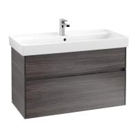Тумба под раковину Villeroy & Boch Collaro 954х444 мм C01100FQ дуб графитовый