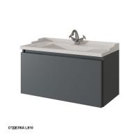 Тумба под раковину Caprigo Ponza-A 80 790х469 мм гладкий фасад 13512 F L810 графит