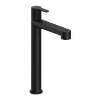 Смеситель для раковины Ravak Puri black PU 015.20 высокий излив X070182 чёрный матовый