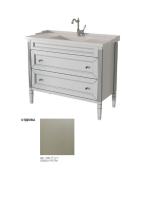 Тумба под раковину Caprigo Albion Promo 100 980х450 мм (2 ящика) 33322 В021 серый камень
