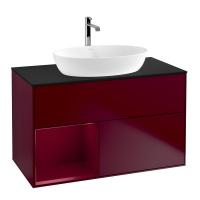 Тумба под раковину Villeroy & Boch Finion 1000х501 мм F772HBHB пион/пион