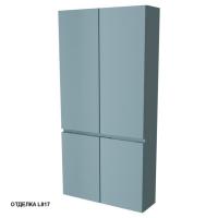 Пенал Caprigo Ponza 1600х800х250 мм гладкий фасад 13551F L817 антарктида