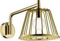 Верхний душ Axor LampShower/Nendo 275 1jet с держателем 26031990 полированное золото
