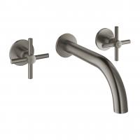Смеситель для раковины Grohe Atrio S-Size настенный (внешняя часть) 20 164 AL3 тёмный графит матовый