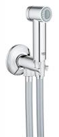 Гигиенический набор Grohe Sena с вентилем встроенным в держатель 26 332 000 хром
