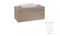Тумба под раковину Villeroy & Boch Venticello 957х502 мм L A94701RE белое стекло