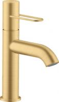 Смеситель для раковины Axor Uno 100 ComfortZone 38026250 золото шлифованное