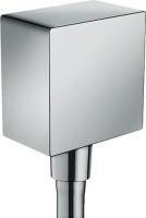 Шланговое подсоединение Hansgrohe FixFit Square 26455000 хром