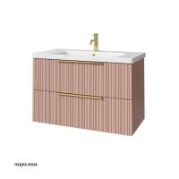 Тумба под раковину Caprigo Rain 90 870х446 мм (2 ящика) 36513 SF-026 пудра