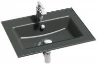 Раковина стеклянная Jacob Delafon Vox 600х460 мм EB2105-DD2 глянцевый серый (сн с пр-ва 2026)