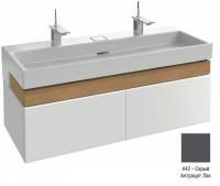 Тумба под раковину Jacob Delafon Terrace Premium 1200х480 мм EB1733RU-442 серый антрацит глянцевый