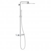Душевая система с термостатом для душа Grohe Euphoria SmartControl System 310 мм Cube Duo 26 508 LS0 белая луна