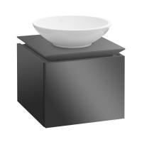 Тумба под раковину Villeroy & Boch Legato 600х500 мм B56700FP серый глянцевый