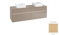 Тумба под раковину Villeroy & Boch Collaro 1600х500 мм с подсветкой C052L0VJ северный дуб