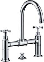 Смеситель для раковины Axor Montreux 220 ComfortZone на 2 отверстия 16510000 хром