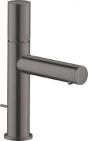 Смеситель для раковины Axor Uno 110 ComfortZone 45001340 хром чёрный шлифованный