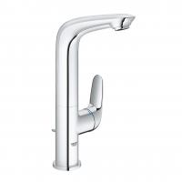 Смеситель для раковины Grohe Eurostyle L-Size высокий поворотный излив, донный клапан 23 718 003