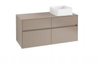Тумба под раковину Villeroy & Boch Collaro 1200х500 мм C04300VG трюфель серый
