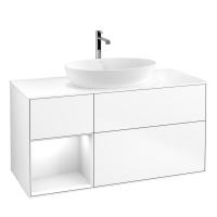 Тумба под раковину Villeroy & Boch Finion 1200х501 мм F821MTMT белый матовый/белый матовый
