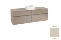 Тумба под раковину Villeroy & Boch Collaro 1600х500 мм C04900VK мягкий серый