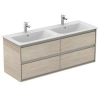 Тумба под раковину Ideal Standard Connect Air 1300x440 мм E0824UK светло-коричневое дерево/светло-коричневый матовый
