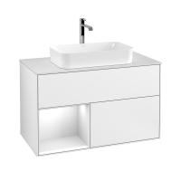 Тумба под раковину Villeroy & Boch Finion 1000х501 мм F241MTMT белый матовый/белый матовый