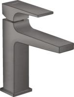 Смеситель для раковины Hansgrohe Metropol 110 ComfortZone донный клапан 32507340 хром чёрный шлифованный