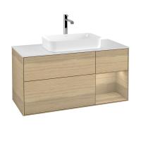 Тумба под раковину Villeroy & Boch Finion 1200х501 мм F301PCPC дуб/дуб
