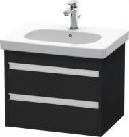 Тумба под раковину Duravit Ketho 600х455 мм KT665001616 чёрный дуб