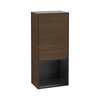 Пенал Villeroy & Boch Finion 418х270х936 мм петли слева F540PDGN орех/чёрный матовый