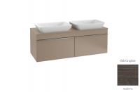 Тумба под раковину Villeroy & Boch Venticello 1257х502 мм A94901FQ дуб графитовый