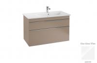 Тумба под раковину Villeroy & Boch Venticello R 953х502 мм A928 01 RE белое стекло