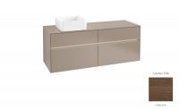 Тумба под раковину Villeroy & Boch Collaro 1400х500 мм с подсветкой C046L0VH аризонский дуб
