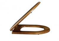 Сиденье с крышкой для унитаза Villeroy & Boch Hommage 9926K100 орех/нержавейка