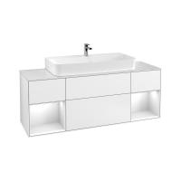 Тумба под раковину Villeroy & Boch Finion 1600х501 мм F211MTMT белый матовый/белый матовый