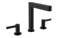 Смеситель для раковины Hansgrohe Finoris 160 3 отверстия, донный клапан 76034670 чёрный матовый