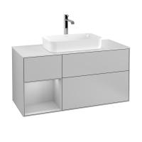 Тумба под раковину Villeroy & Boch Finion 1200х501 мм F291GJGJ светло-серый/светло-серый