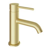 Смеситель для раковины Aqueduto Cano M CAN0250 золото шлифованное