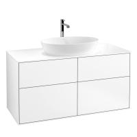 Тумба под раковину Villeroy & Boch Finion 1200х501 мм F79100MT белый матовый