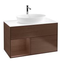 Тумба под раковину Villeroy & Boch Finion 1000х501 мм F771GNGN орех/орех