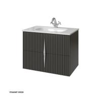 Тумба под раковину Caprigo Novara 75 714х452 мм (2 ящика) 35911 SF-019 графит