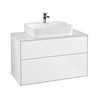 Тумба под раковину Villeroy & Boch Finion 1000х501 мм F10100MT белый матовый/белый