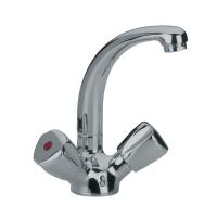 Смеситель для раковины Kludi Standart 170 поворотный излив 210350515