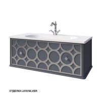 Тумба под раковину Caprigo Caprice 100 1002х448 мм 25014 L810/silver графит/серебро