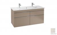 Тумба под раковину Villeroy & Boch Venticello 1153х502 мм A92901E8 белое дерево