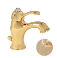 Смеситель для раковины Migliore Lem Swarovski ML.LEM-1913K.DO золото