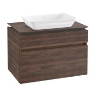 Тумба под раковину Villeroy & Boch Legato 800х500 мм с подсветкой B703L0VH аризонский дуб