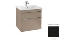 Тумба под раковину Villeroy & Boch Venticello 553х502 мм A92301PD лак чёрный матовый