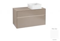 Тумба под раковину Villeroy & Boch Collaro 1000х500 мм с подсветкой C040L0MS белый матовый
