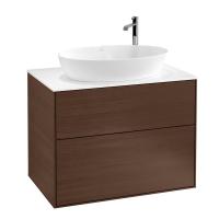 Тумба под раковину Villeroy & Boch Finion 800х501 мм F87100GN орех